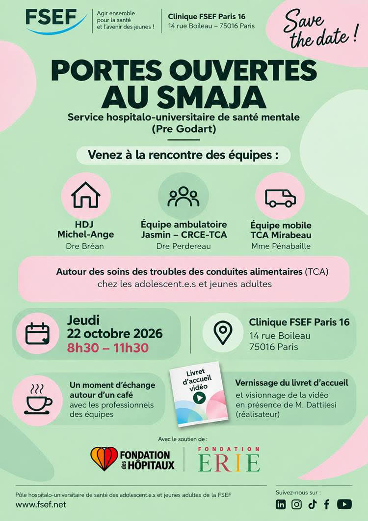 FSEF Paris 16 Flyer portes ouvertes SMAJA 22.10.2026